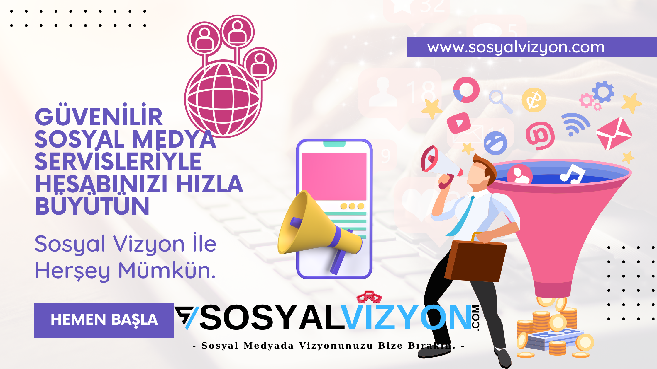 Güvenilir Sosyal Medya Servisleriyle Hesabınızı Hızla Büyütün — Sosyalvizyon.com
